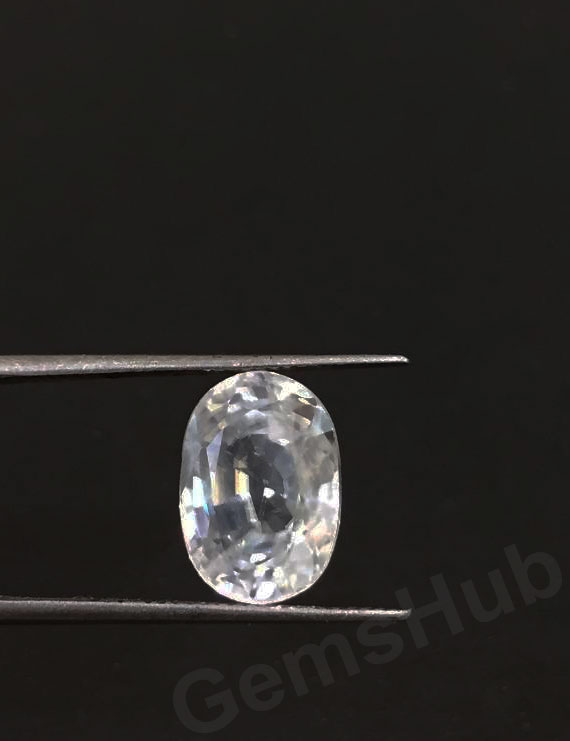 4.87 ct Natural White Zircon